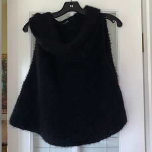 Wool cowl neck sweater by Eileen Fisher